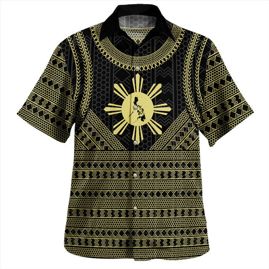 Philippines Filipinos Hawaiian Shirt Tribal Pattern Traditional Style