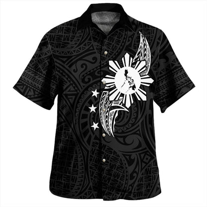 Philippines Filipinos Hawaiian Shirt Tribal Tattoo Art Style