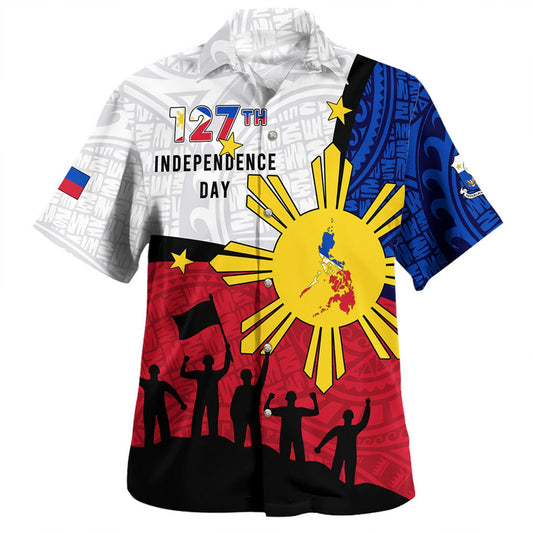 Philippines Filipinos Hawaiian Shirt Independence Day Polynesian Style