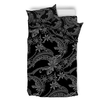 Hawaii Bedding Set Polynesian Print Fabric And Flower