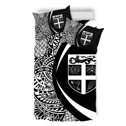 Fiji Bedding Set Lauhala White Circle Style