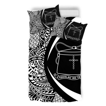 Tokelau Bedding Set Lauhala White Circle Style