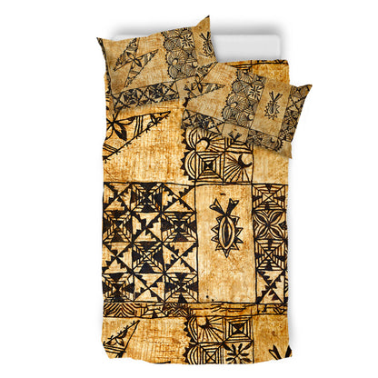 Tonga Bedding Set Tapa Cloth Vintage