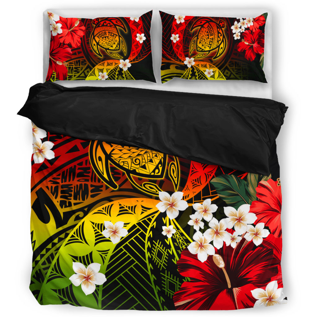 Hawaii Bedding Set Custom Turtle Style Reggae Tropical