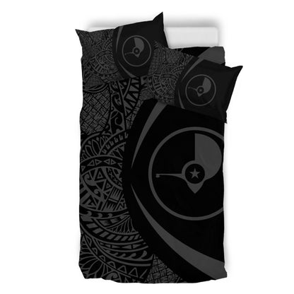 Yap State Bedding Set Lauhala Gray Circle Style