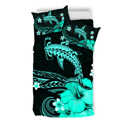 Hawaii Bedding Set Shark Polynesia Tribal Tattoo