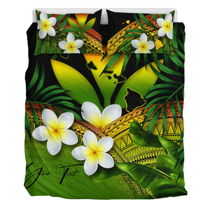 Hawaii Bedding Set Custom Kanaka Polynesian Tropical