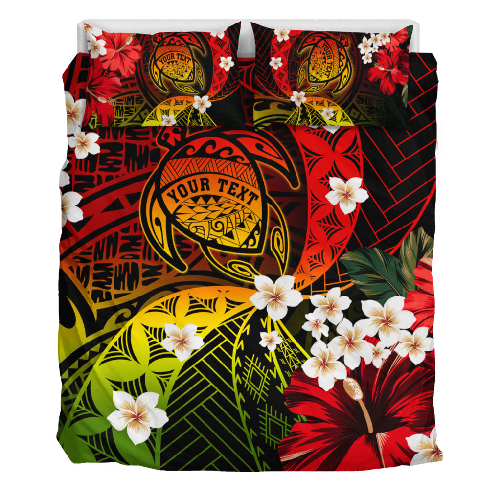 Hawaii Bedding Set Custom Turtle Style Reggae Tropical