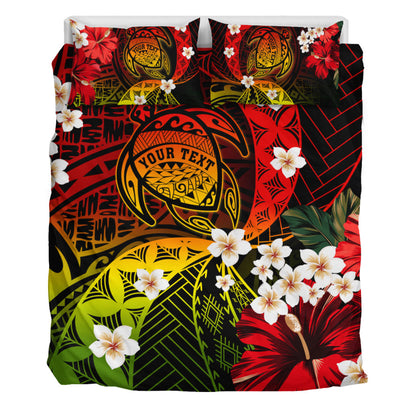 Hawaii Bedding Set Custom Turtle Style Reggae Tropical