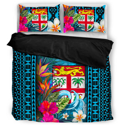 Fiji Bedding Set Bula Islands Wave Tropical