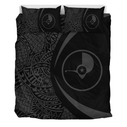 Yap State Bedding Set Lauhala Gray Circle Style