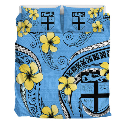 Fiji Bedding Set Bula Style Plumeria Flower