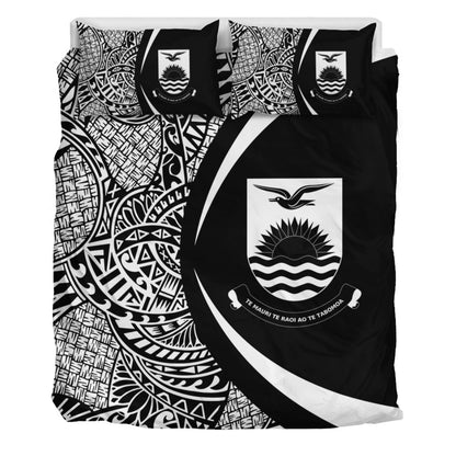 Kiribati Bedding Set Lauhala White Circle Style