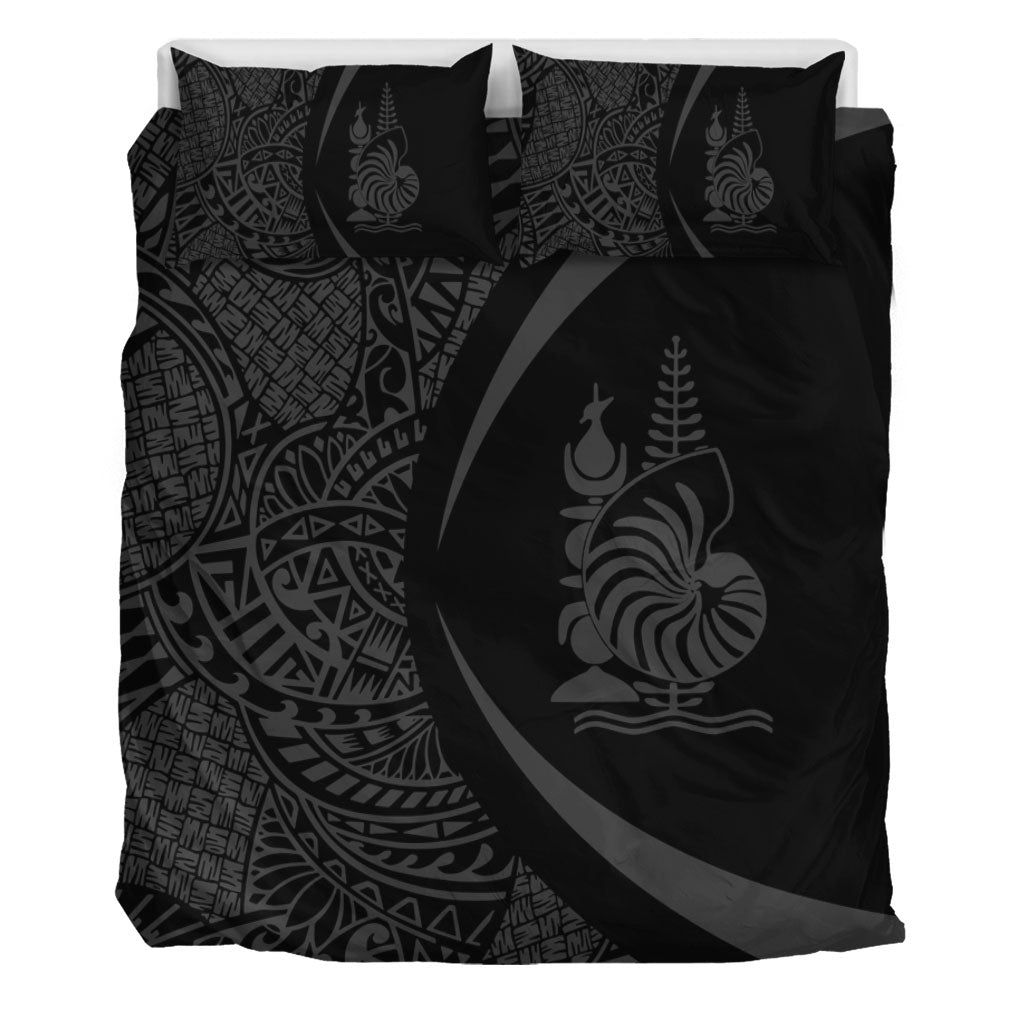 New Caledonia Bedding Set Lauhala Gray Circle Style