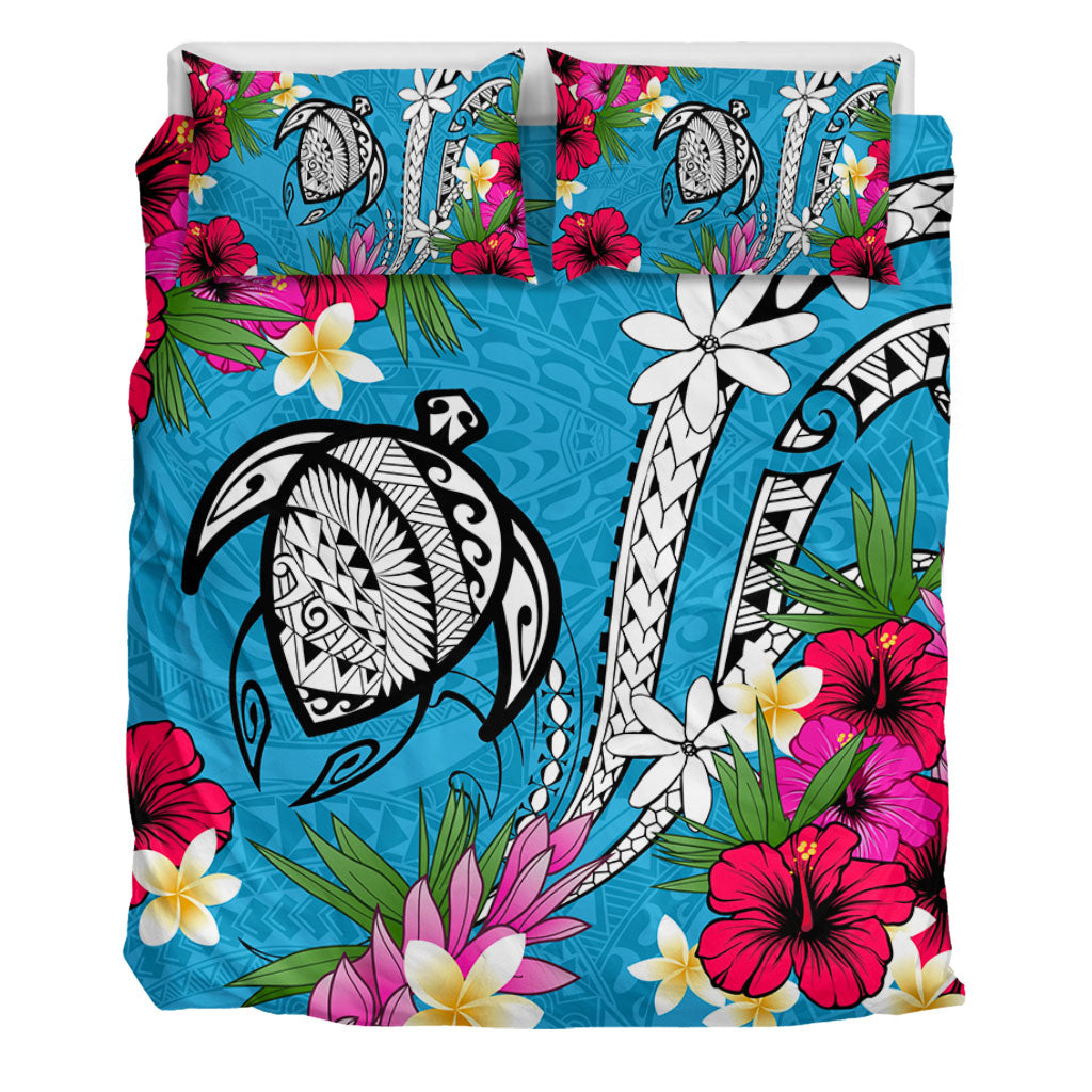 Hawaii Bedding Set Tribal Polynesia Tropical Summer