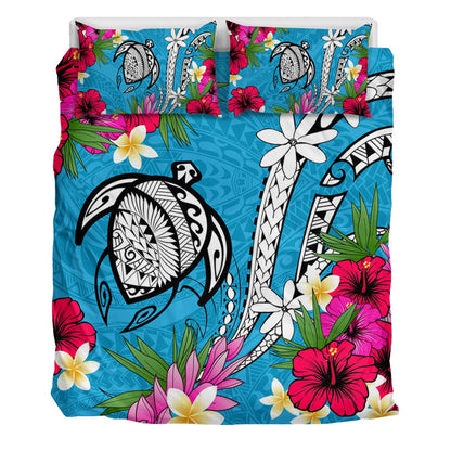 Hawaii Bedding Set Tribal Polynesia Tropical Summer