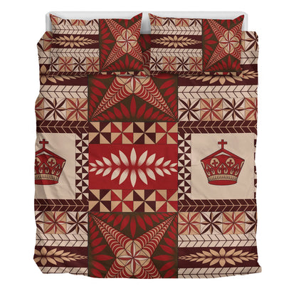 Tonga Bedding Set Ngatu Pattern