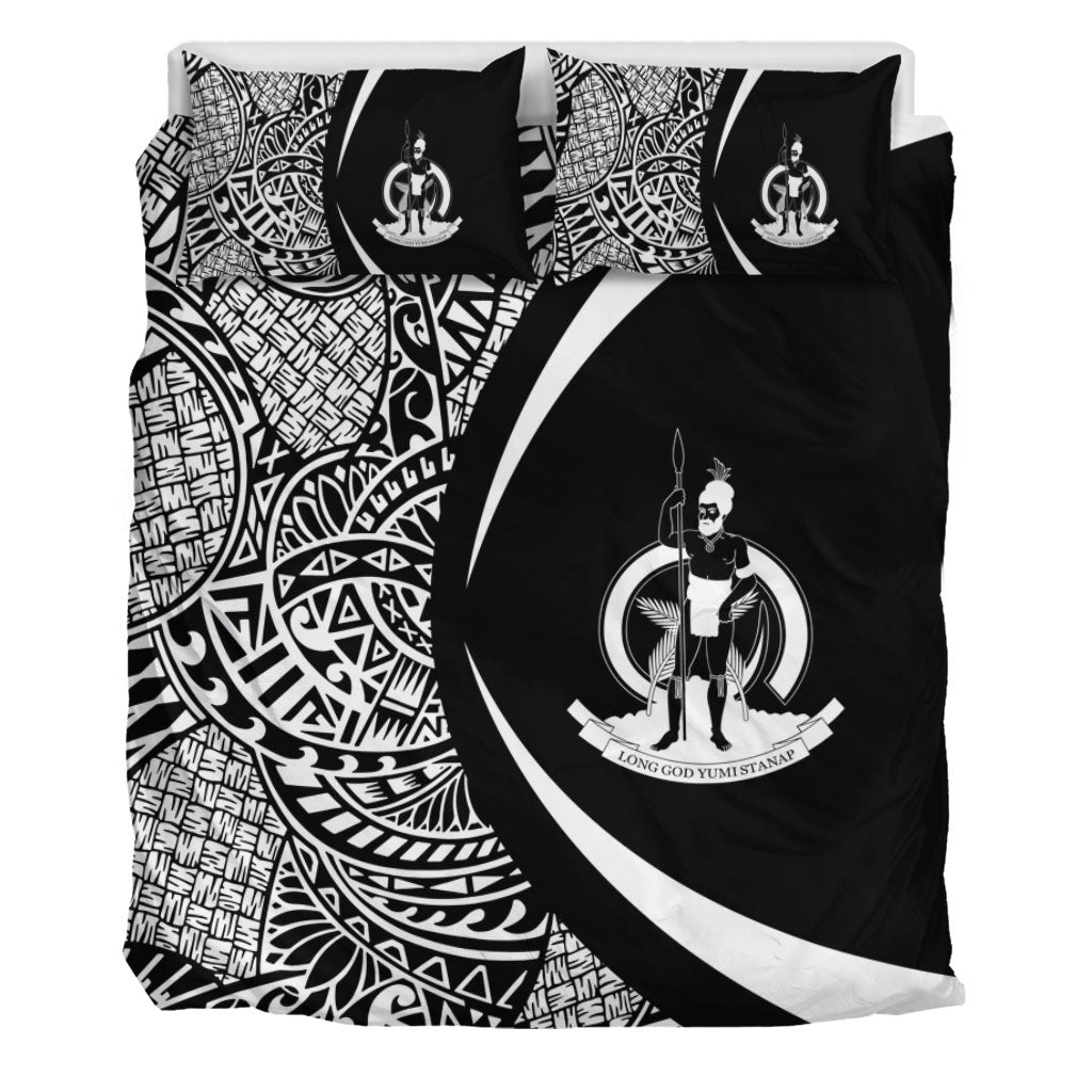 Vanuatu Bedding Set Lauhala White Circle Style