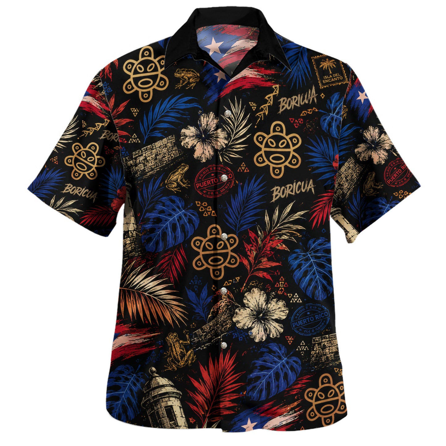 Puerto Rico Hawaiian Shirt Boricua Pride Tropical