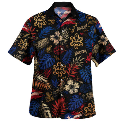 Puerto Rico Hawaiian Shirt Boricua Pride Tropical