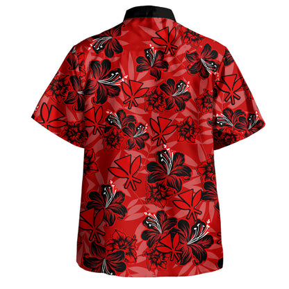 Hawaii Hawaiian Shirt Kanaka Maoli With Hibiscus Pattern Flower