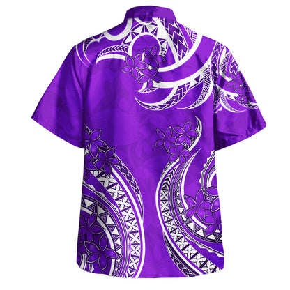 Hawaii Hawaiian Shirt Kanaka Maoli Tribal Plumeria Print