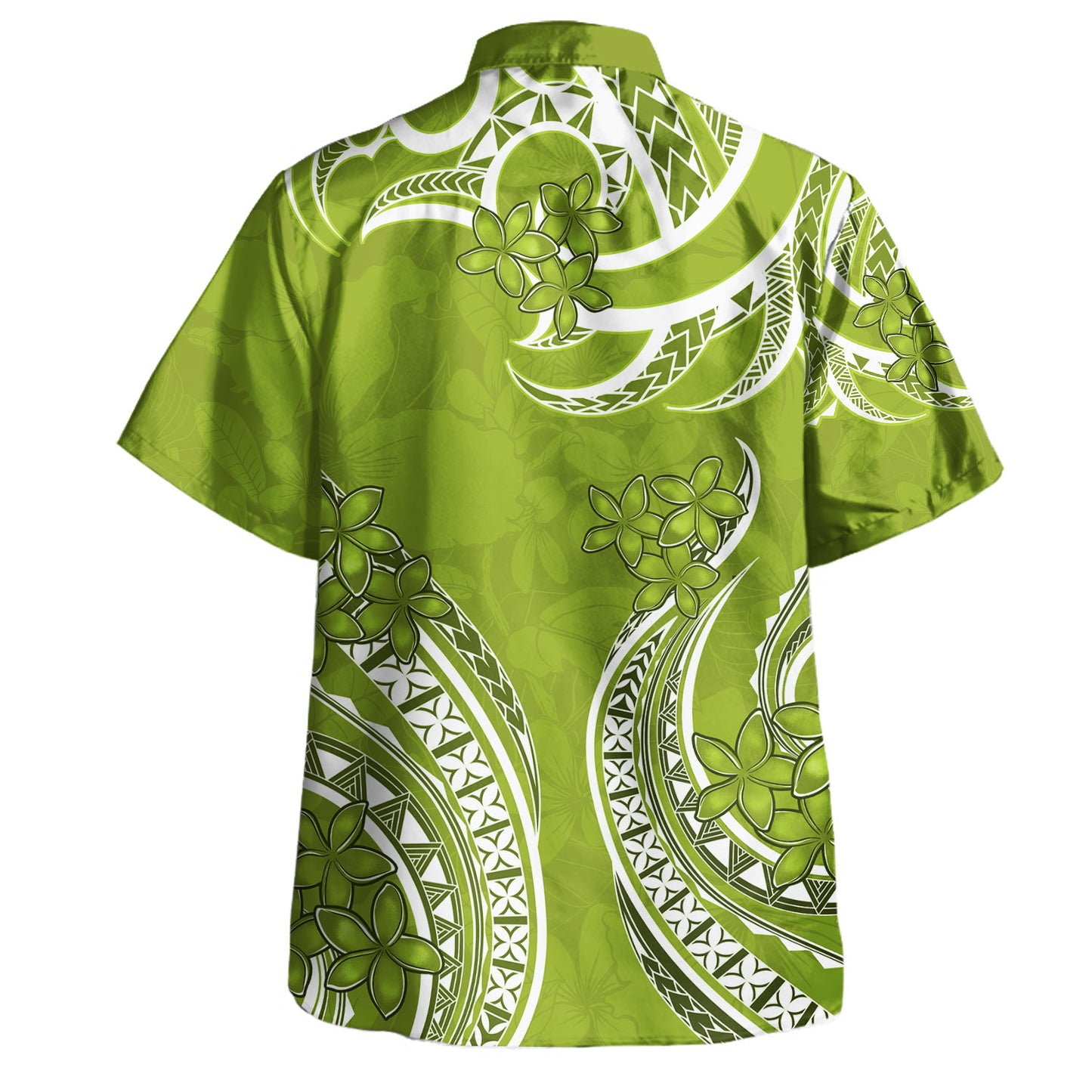 Hawaii Hawaiian Shirt Kanaka Maoli Tribal Plumeria Print