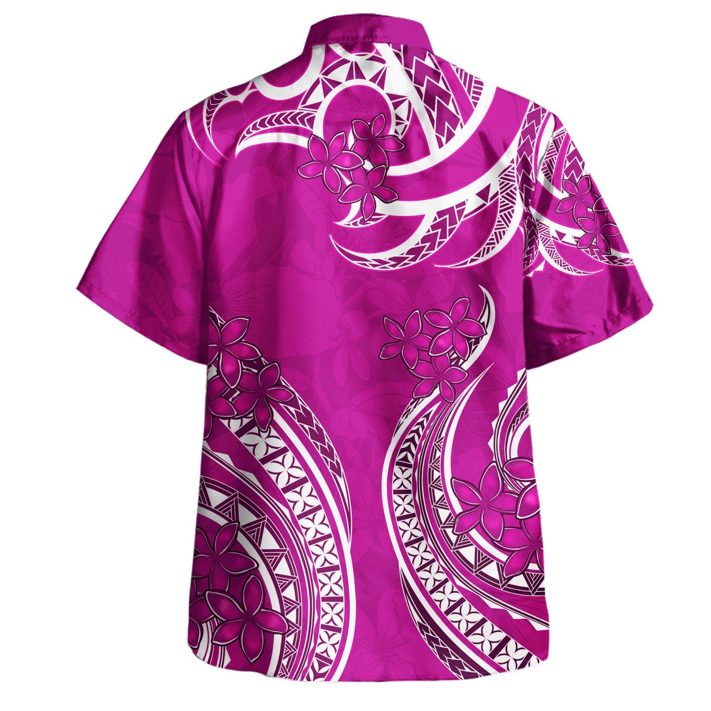 Hawaii Hawaiian Shirt Kanaka Maoli Tribal Plumeria Print