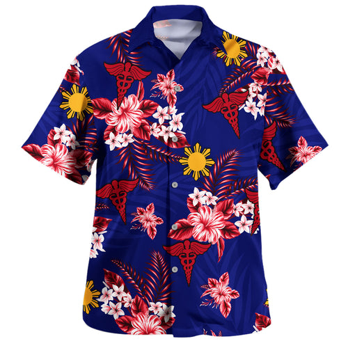 Philippines Filipinos Hawaiian Shirt Nurse Summer Tropical