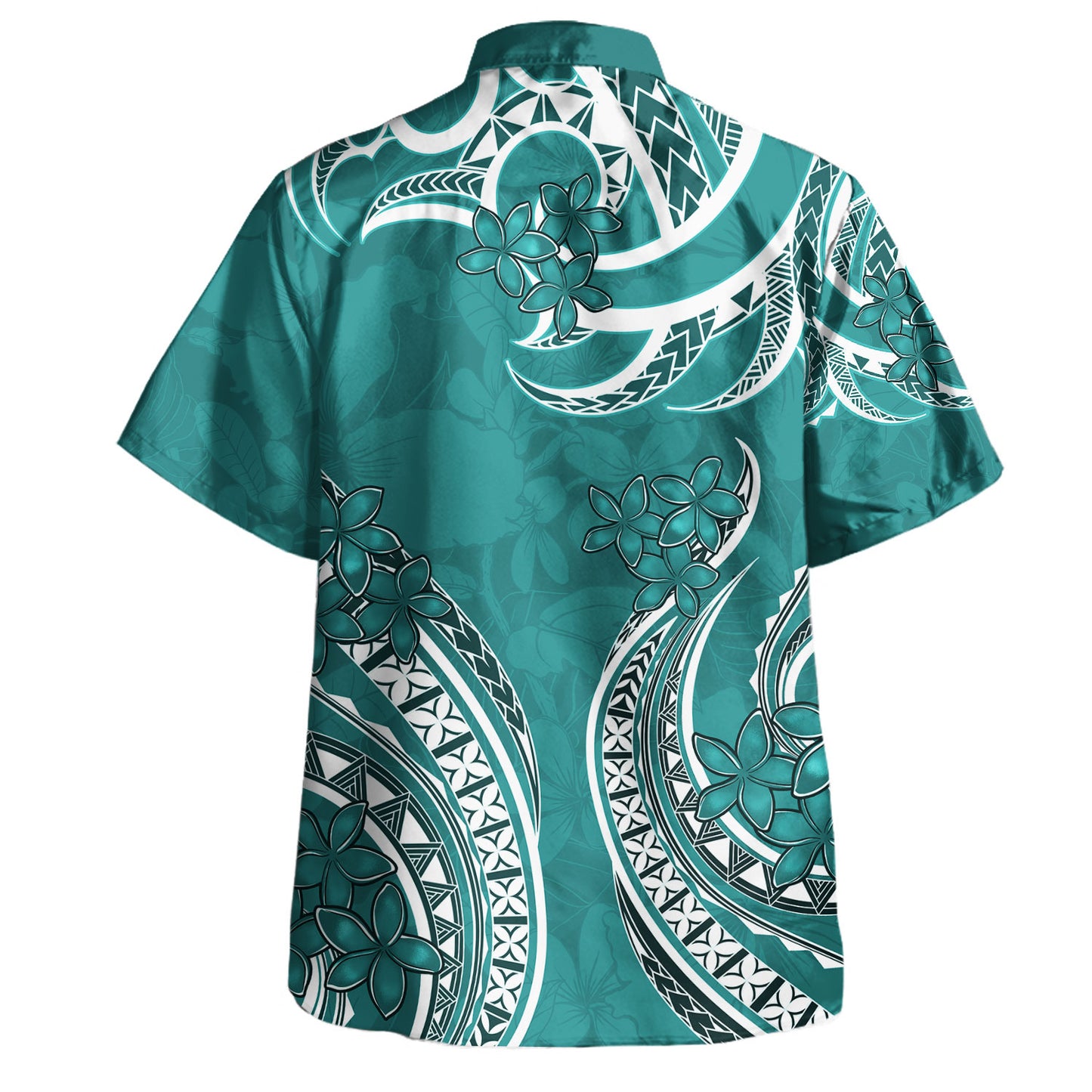 Hawaii Hawaiian Shirt Kanaka Maoli Tribal Plumeria Print