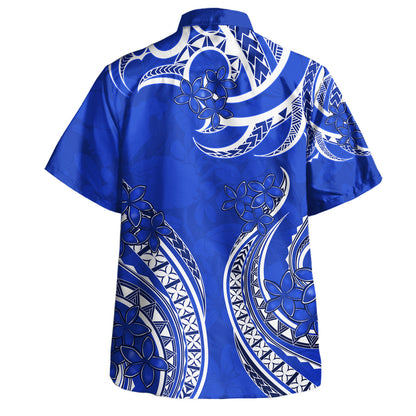 Hawaii Combo Dress And Shirt Kanaka Maoli Tribal Plumeria Print