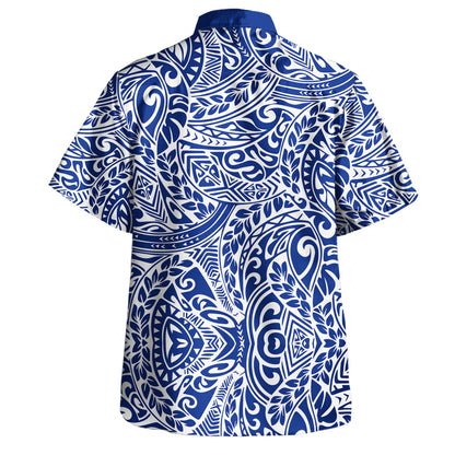 Polynesia Combo Dress And Shirt Tribal Poly Print