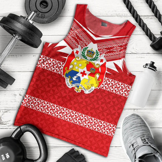 Tonga Tank Top Ngatu Tattoo Island Unique Style