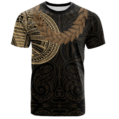Samoa T-Shirt Tattoo Roman Reigns With Ula Fala Style Brown