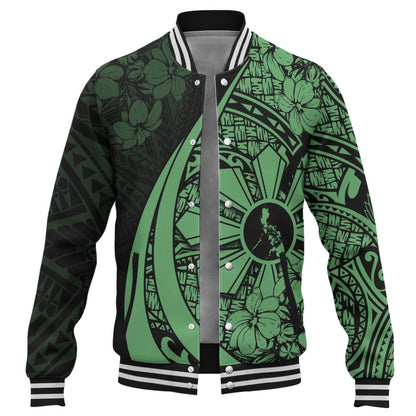 Philippines Filipinos Baseball Jacket Custom National Sampaguita Flower Symbols Style