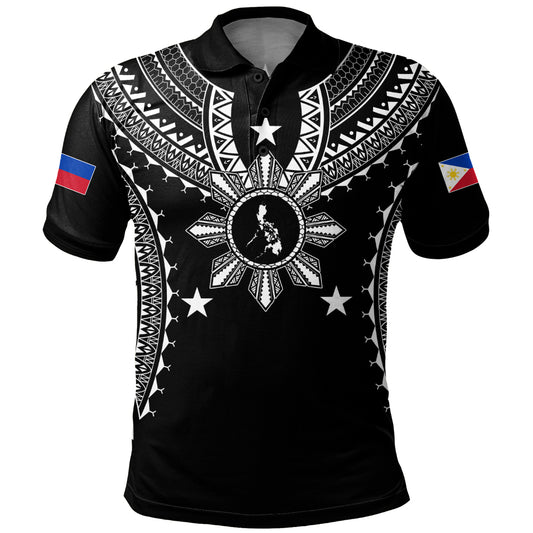 Philippines Filipinos Polo Shirt Tattoo Batok Tribal Motifs Designs
