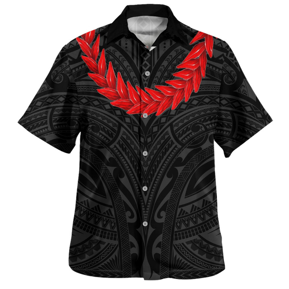 Samoa Hawaiian Shirt Ula Fala Style