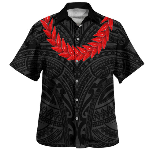 Samoa Hawaiian Shirt Ula Fala Style