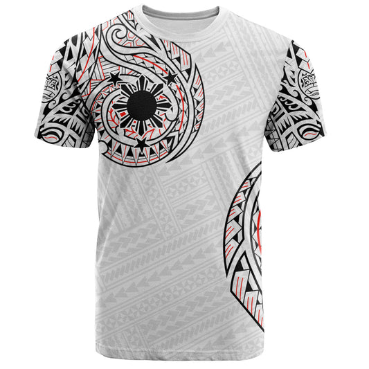 Philippines Filipinos T-Shirt Original Polynesian And Tribal Tattoo Design