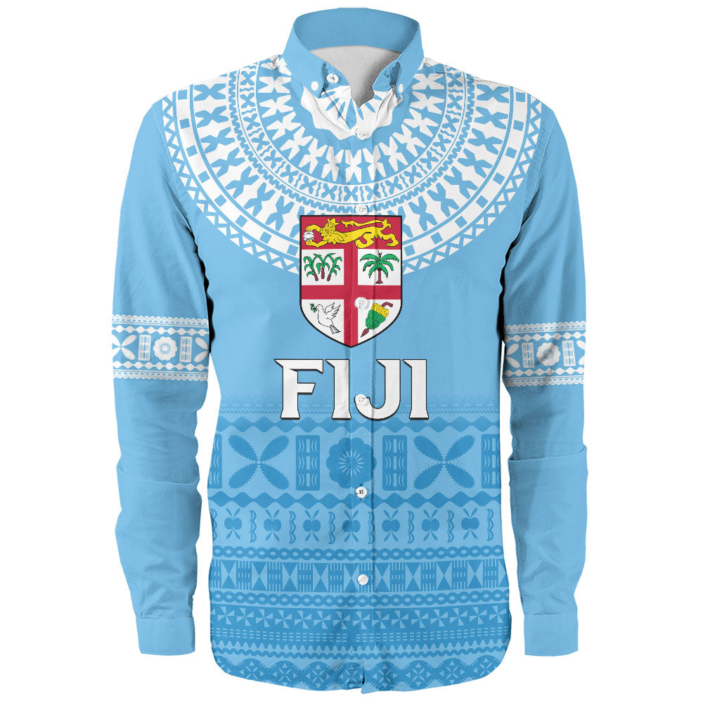 Fiji Long Sleeve Shirt Bula Pattern Classic Style