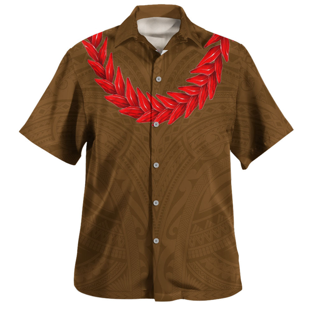 Samoa Hawaiian Shirt Ula Fala Style