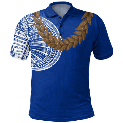 Samoa Polo Shirt Tattoo Roman Reigns With Ula Fala Style Brown