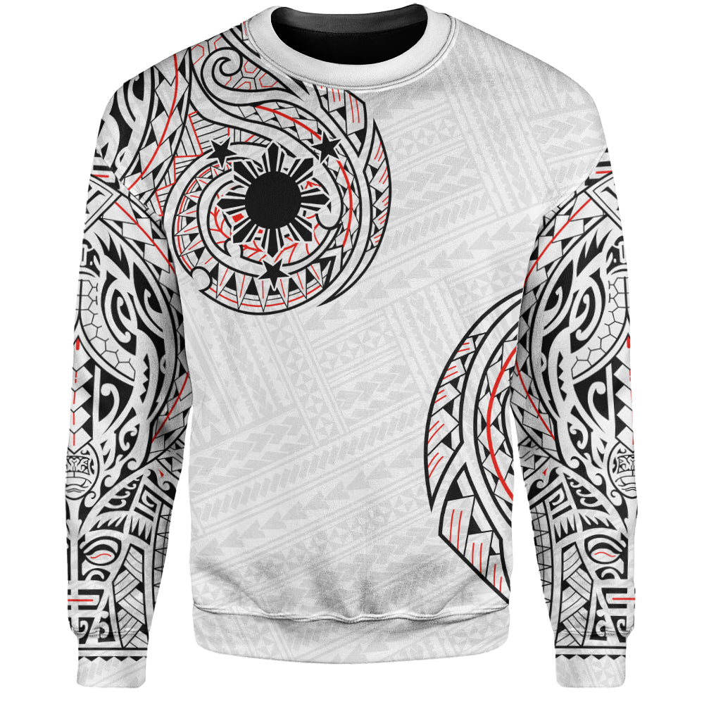 Philippines Filipinos Sweatshirt Original Polynesian And Tribal Tattoo Design