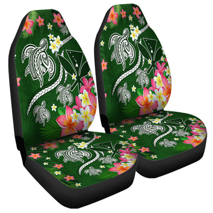Hawaii Car Seat Covers Aloha Island Turtle Plumeria Flower Tropical Fabric