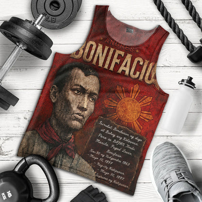 Philippines Filipinos Tank Top Andres Bonifacio Philippine Hero