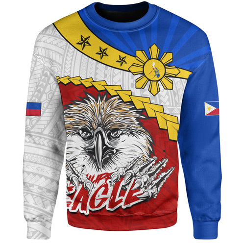 Hawaii Sweatshirt Tribal Tattoo Flag Eagle Animal