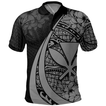 Hawaii Polo Shirt National Plumeria Flower Symbols Style