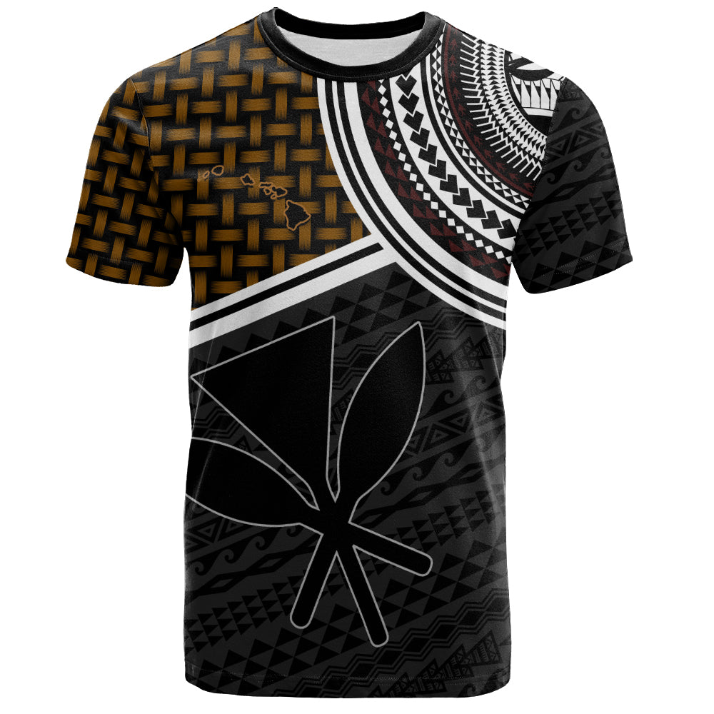 Hawaii T-Shirt Kanaka Maoli Lauhala Pattern Tribal Polyneisan Vintage Style