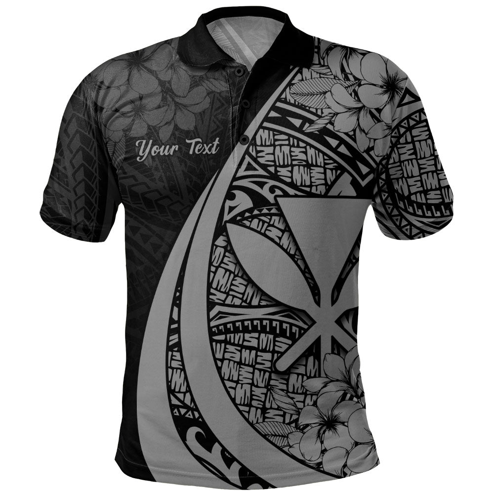 Hawaii Polo Shirt National Plumeria Flower Symbols Style