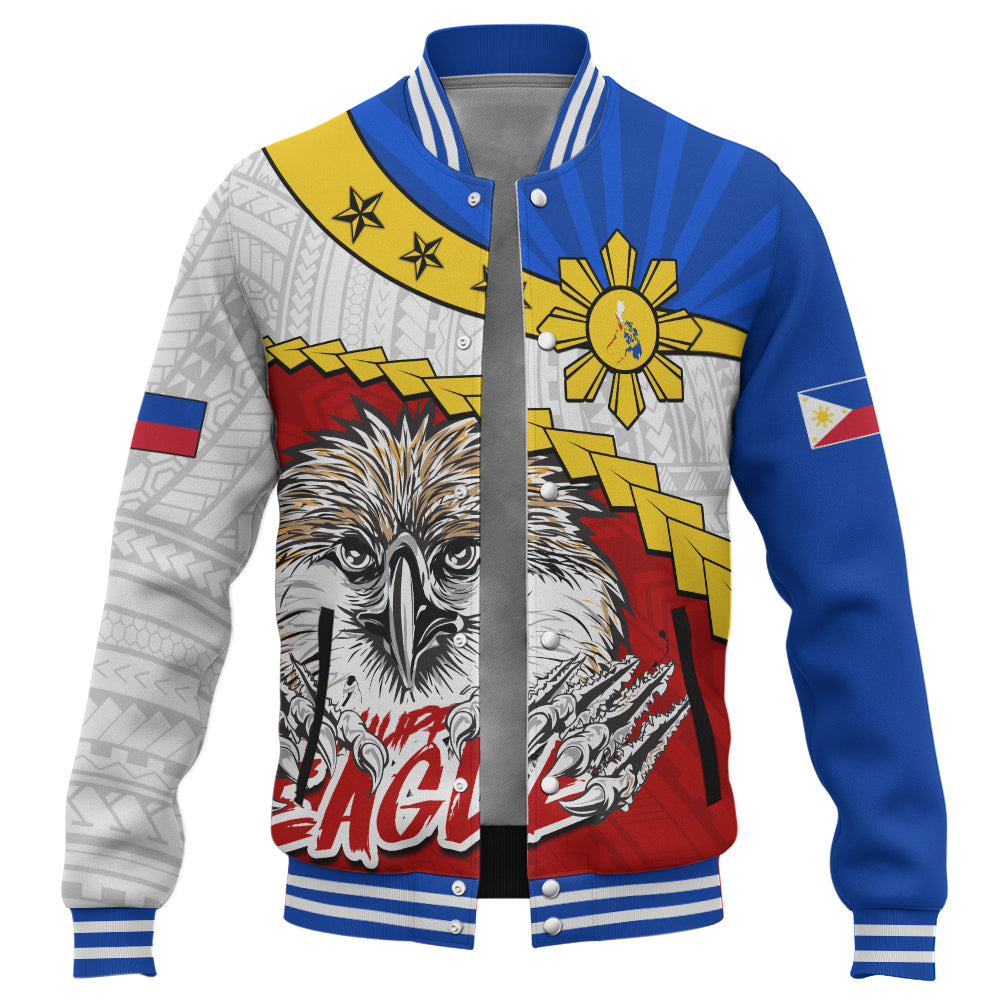 Hawaii Baseball Jacket Tribal Tattoo Flag Eagle Animal
